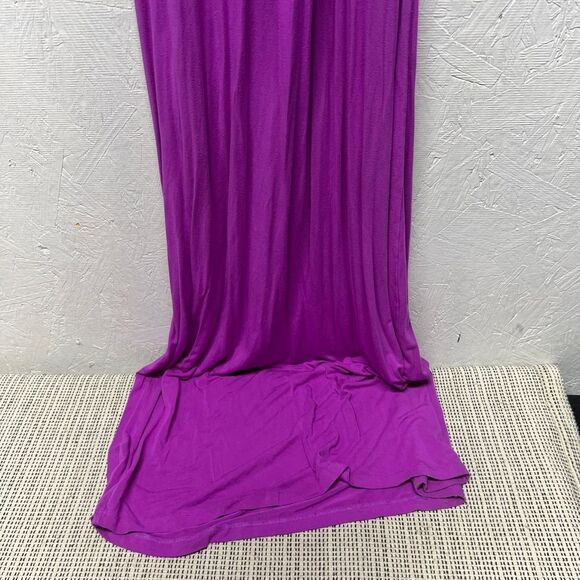 Fabletics Neema Maxi Dress sporty halter top bright purple size XS - Picture 7 of 7